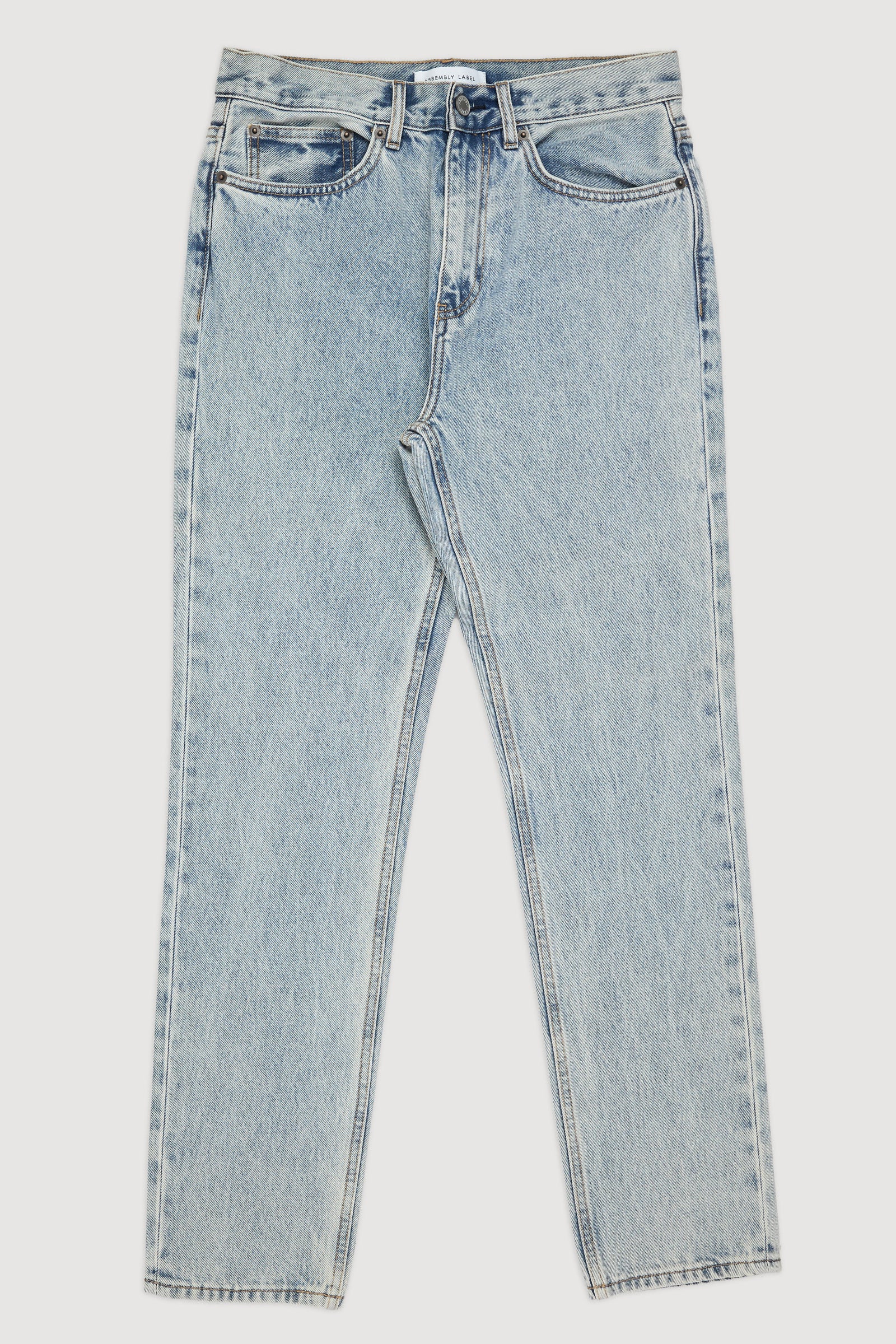 Re-Worn Womens Denim Straight Leg Jean