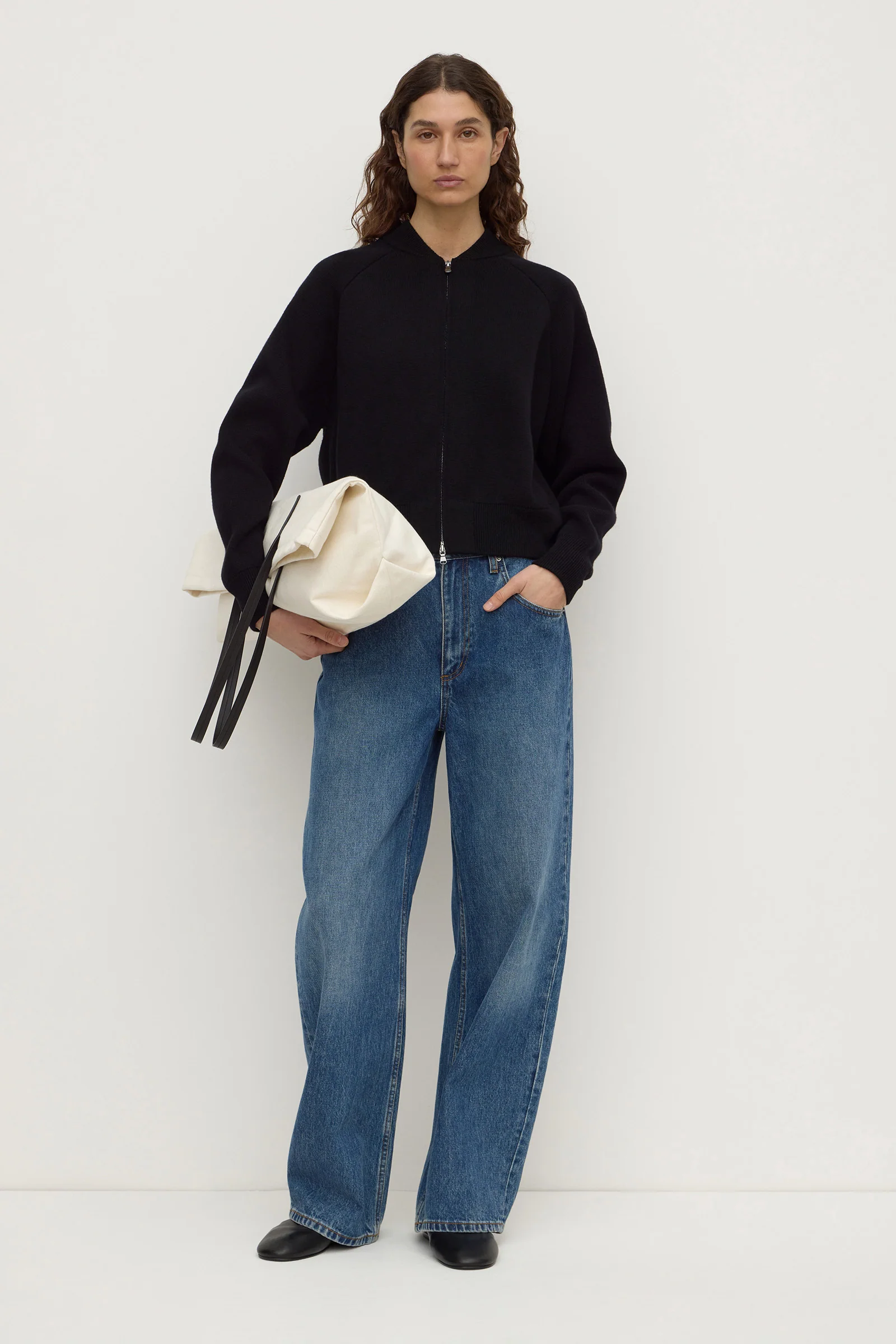 Talia Milano Knit Bomber