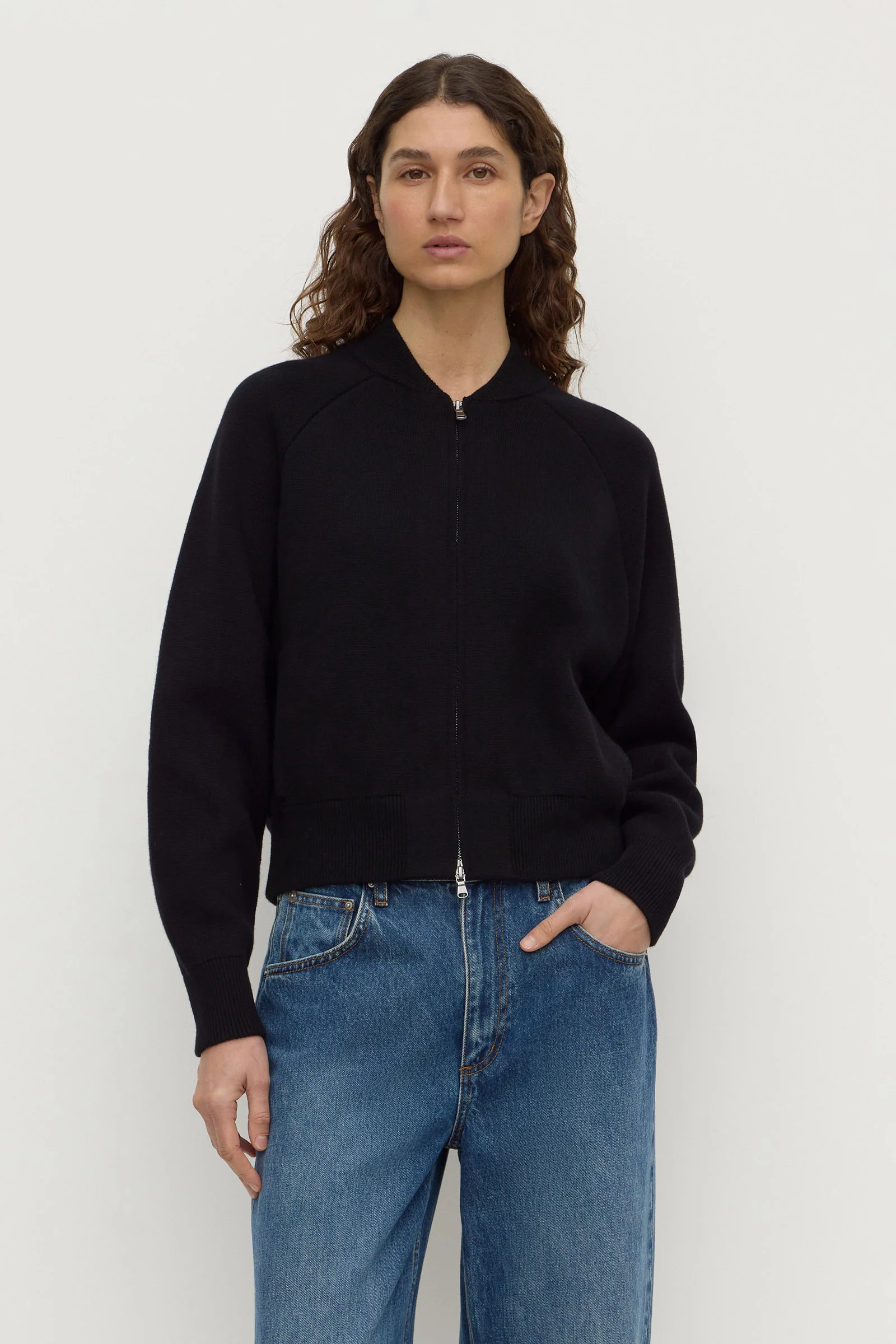 Talia Milano Knit Bomber - Image 2