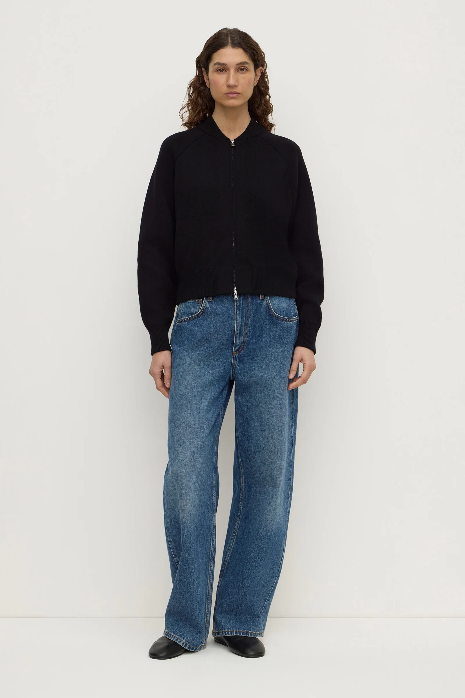 Talia Milano Knit Bomber - Image 3