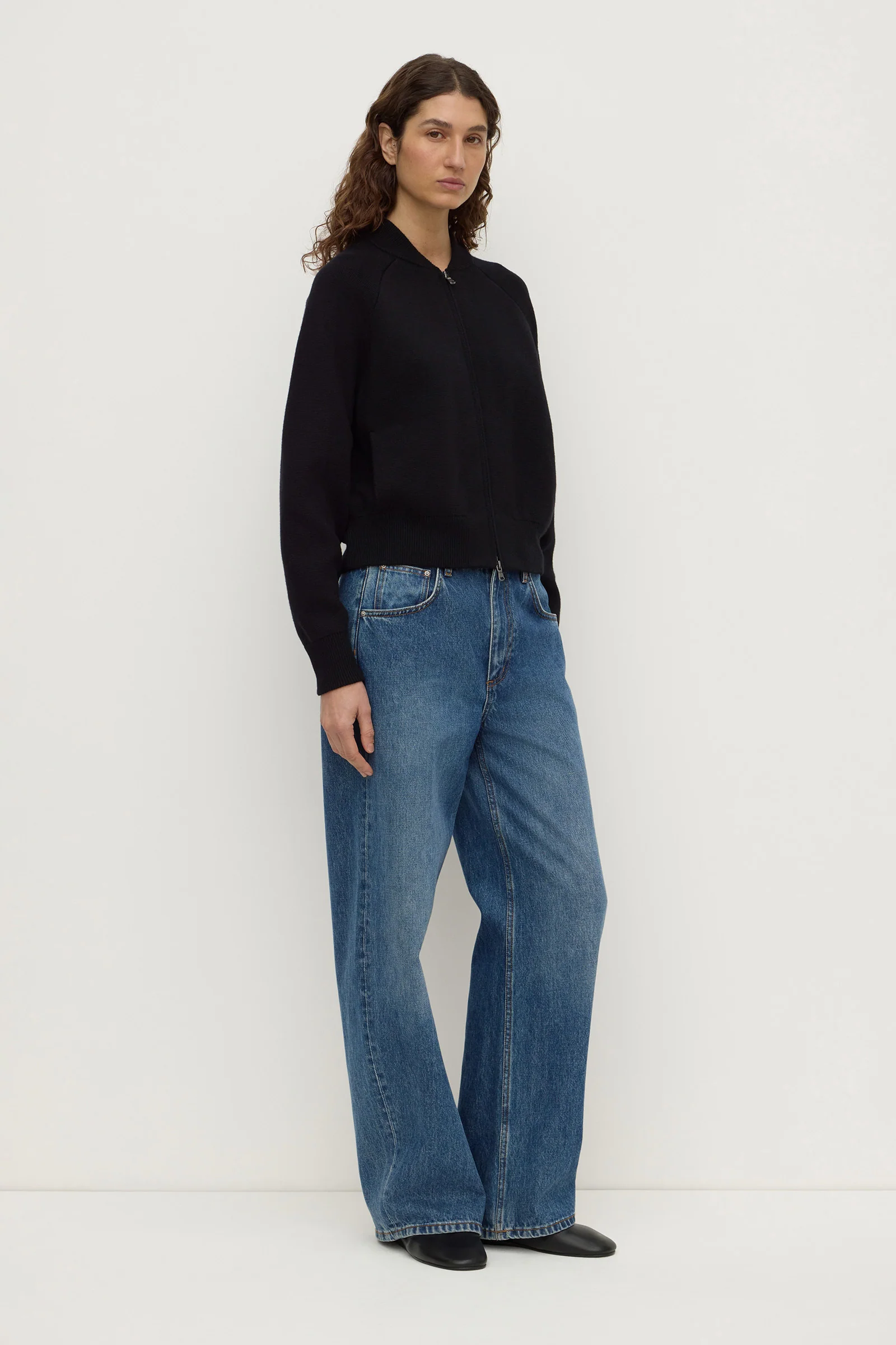 Talia Milano Knit Bomber - Image 4
