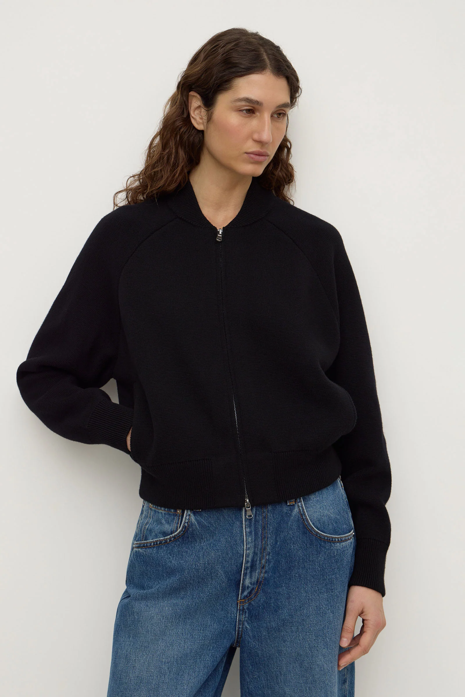 Talia Milano Knit Bomber - Image 5