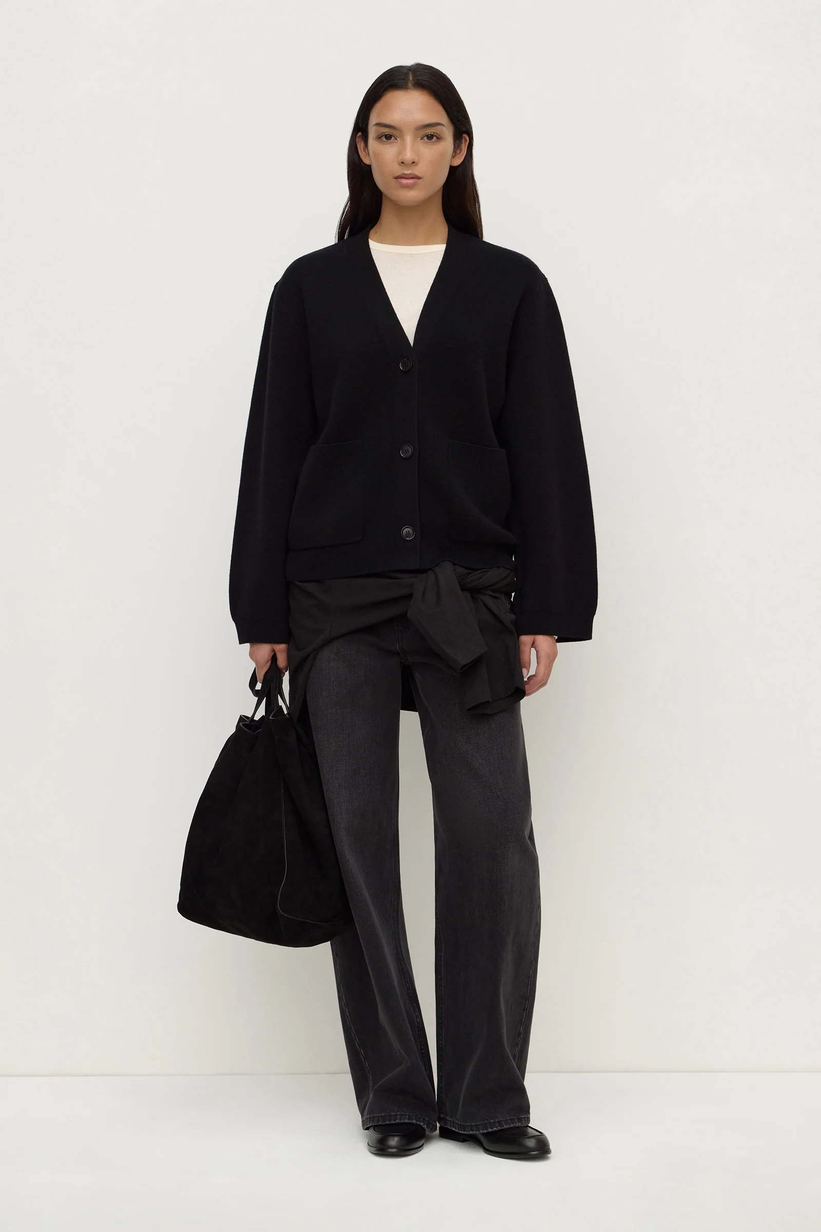 Tamsin Wool Cashmere Knit Cardigan - Image 2