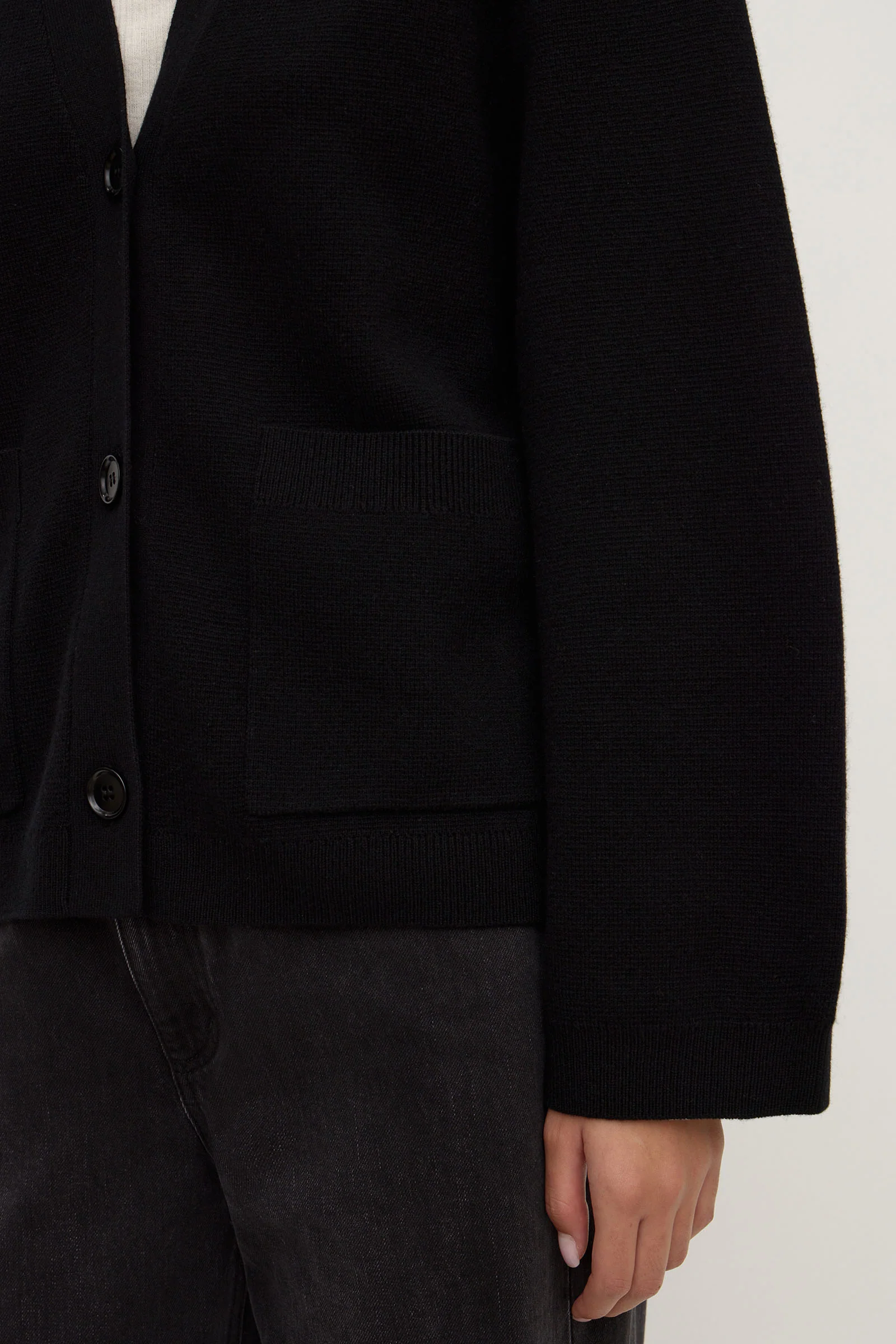 Tamsin Wool Cashmere Knit Cardigan - Image 6