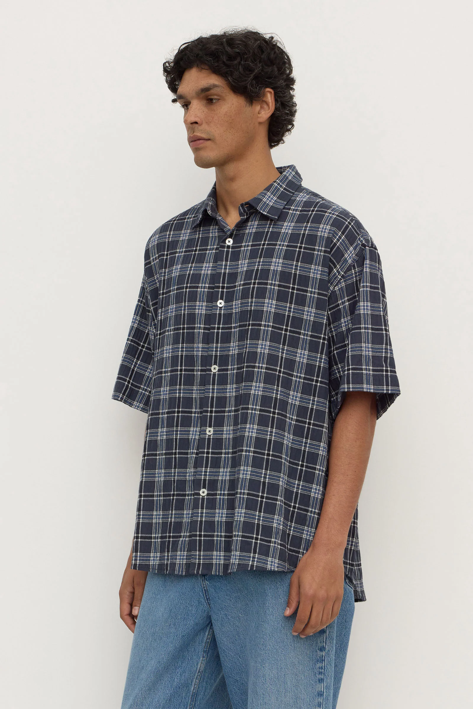 Tane Check Short Sleeve Shirt - Image 5