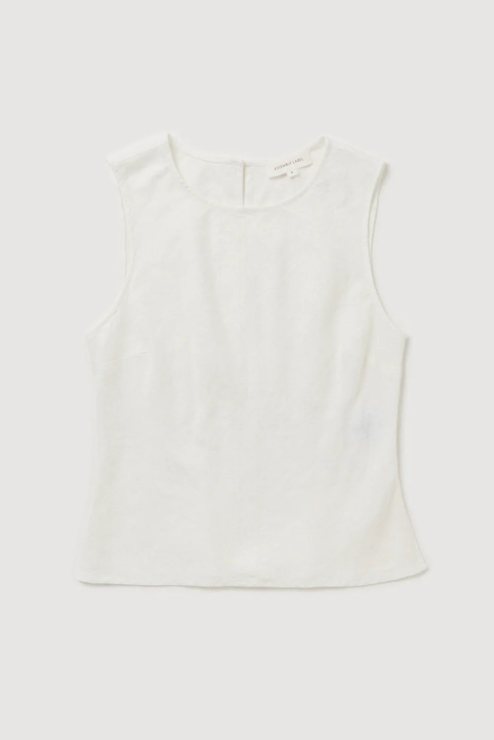 Re-Worn Womens Linen Textured Tank