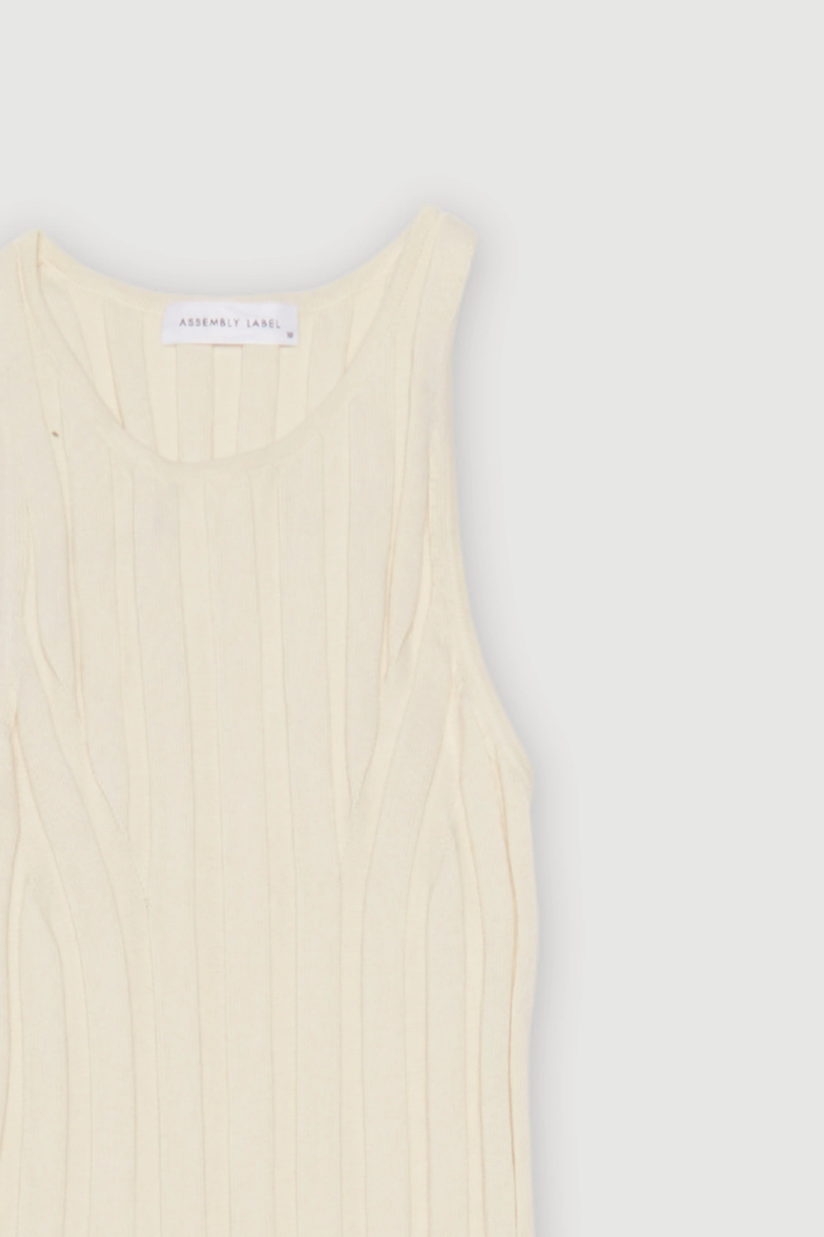 Re-Worn Womens Cotton Textured Tank Dress - Image 2