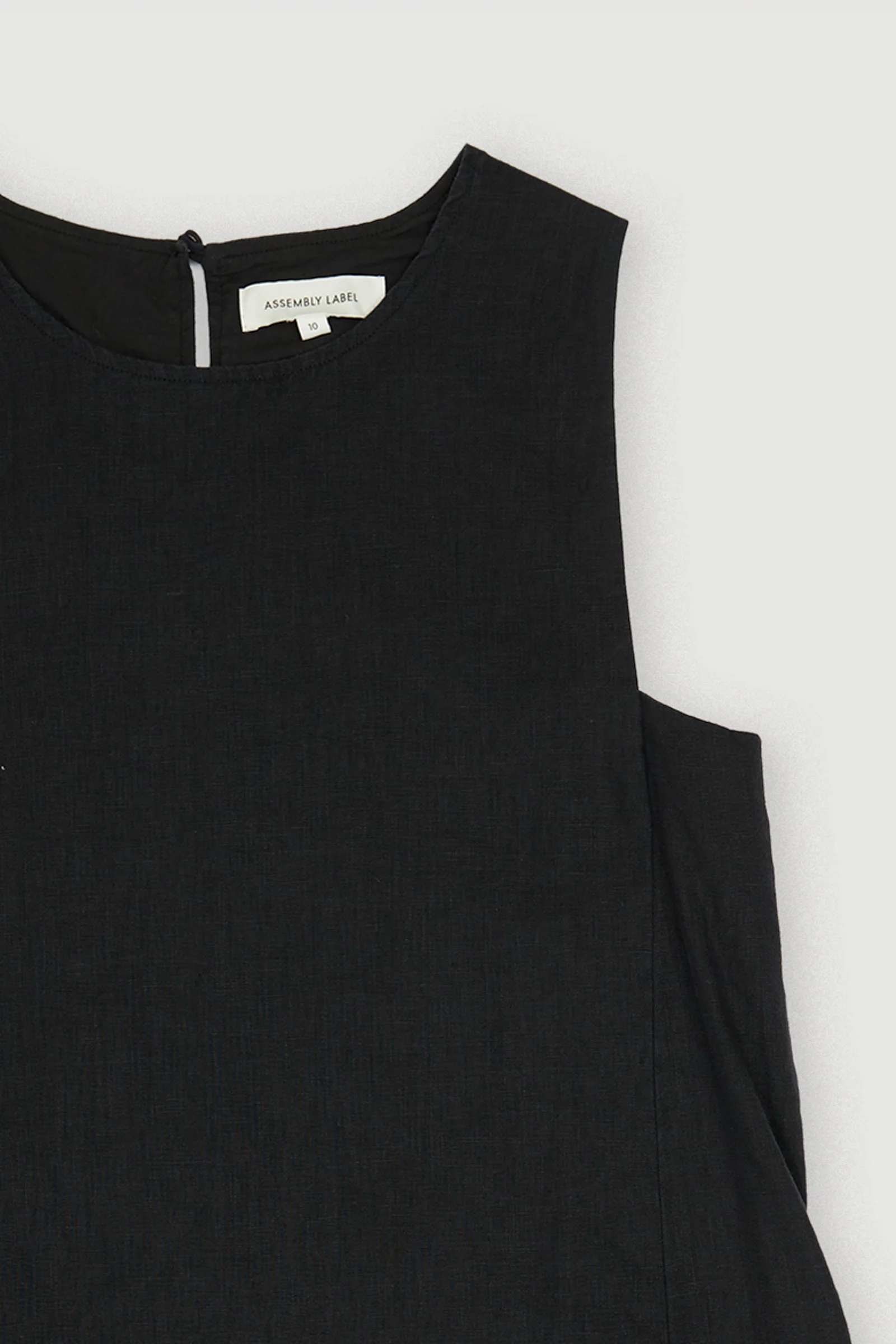 Re-Worn Womens Linen Tank Dress - Image 2