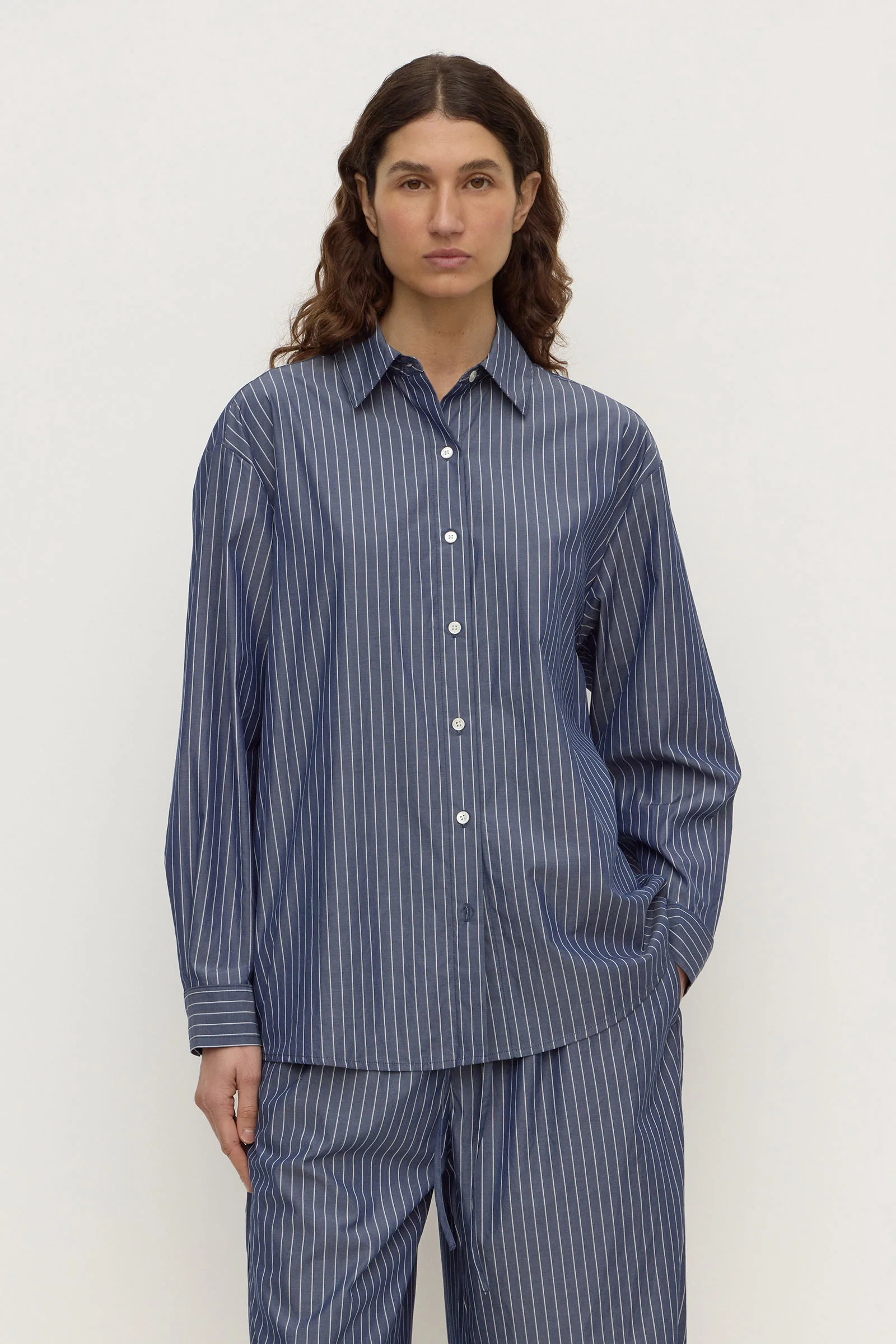 Tara Cotton Stripe Shirt