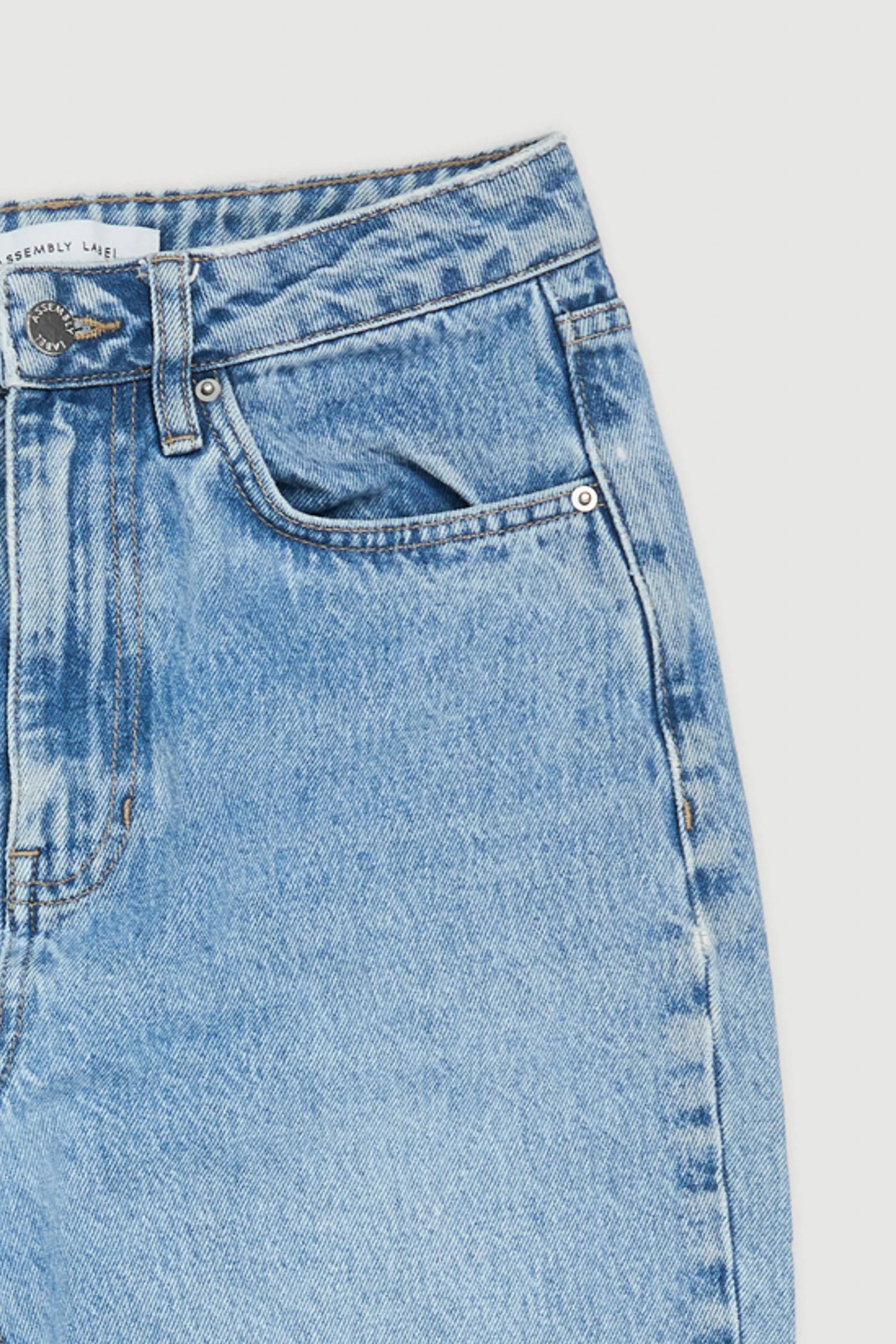 Re-Worn Womens Denim Wide Leg Jean - Image 2